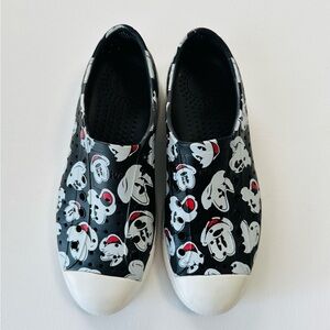 Kids' Black and White Slip-On Shoes